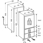 Réfrigérateur combiné encastrable LIEBHERR ECBNe8871 BioFresh – Image 5