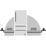 Réfrigérateur combiné encastrable LIEBHERR ECBNe8871 BioFresh – Image 4